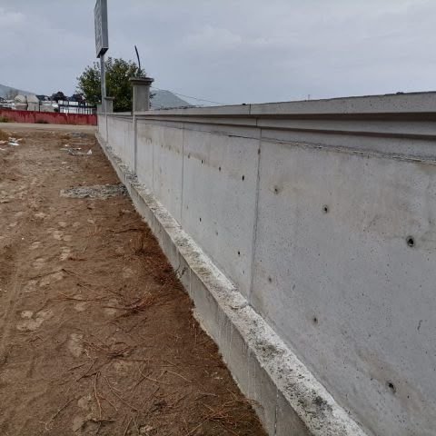 Düz beton duvar uygulaması – Ankara